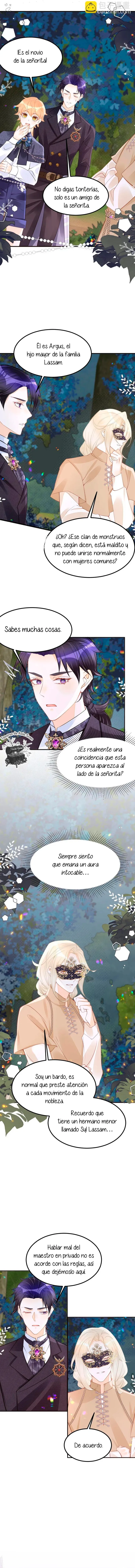 ¡No quiero ser la luz de la luna blanca del villano! Capitulo 47 página 6