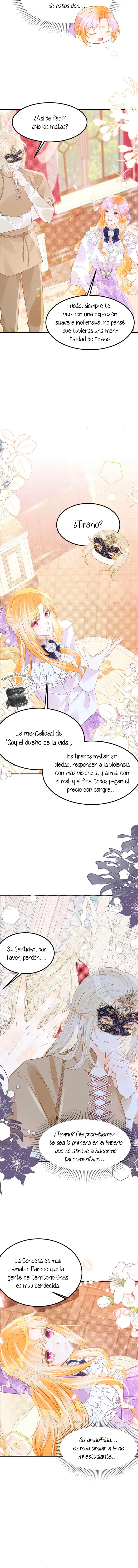¡No quiero ser la luz de la luna blanca del villano! Capitulo 48 página 8