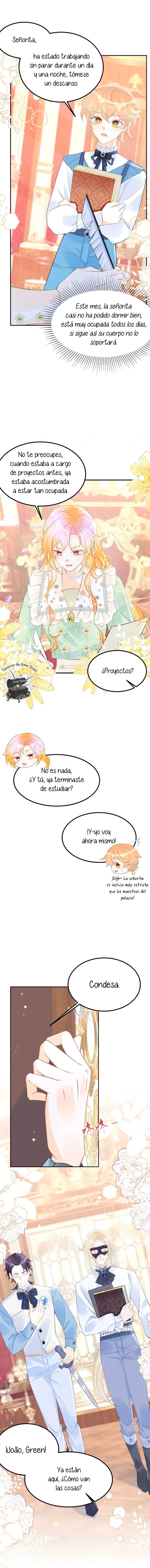¡No quiero ser la luz de la luna blanca del villano! Capitulo 49 página 4
