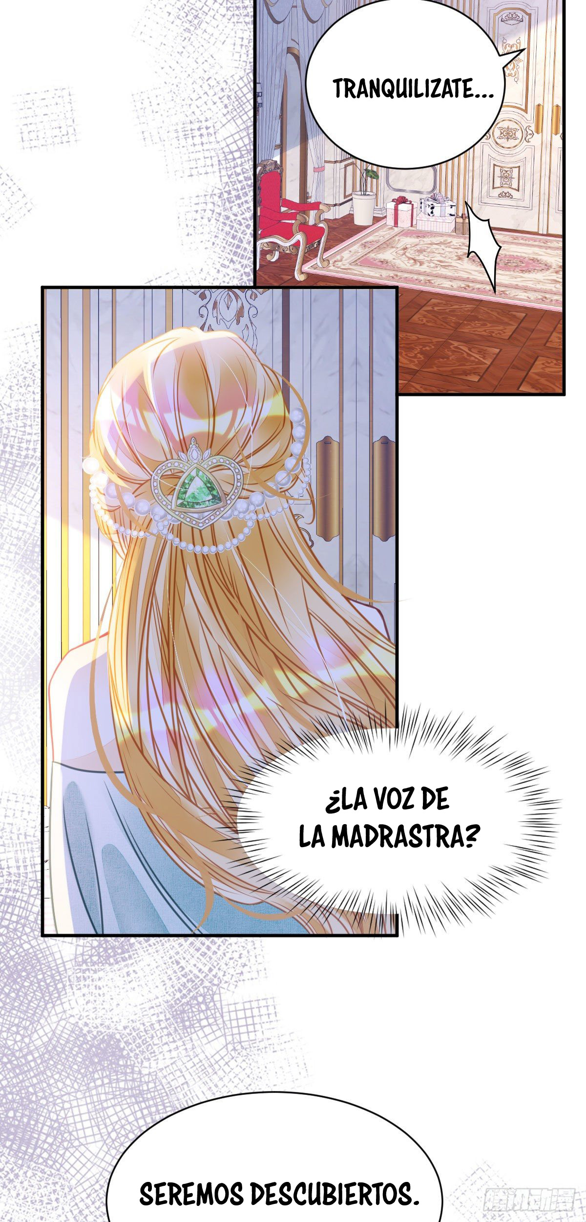 ¡No quiero ser la luz de la luna blanca del villano! Capitulo 5 página 54