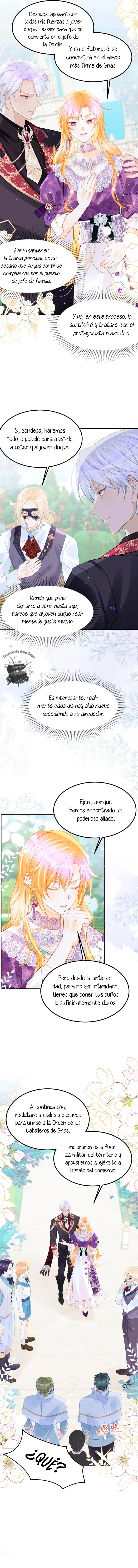 ¡No quiero ser la luz de la luna blanca del villano! Capitulo 51 página 6