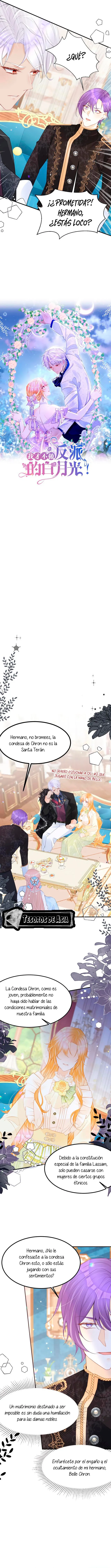 ¡No quiero ser la luz de la luna blanca del villano! Capitulo 54 página 3