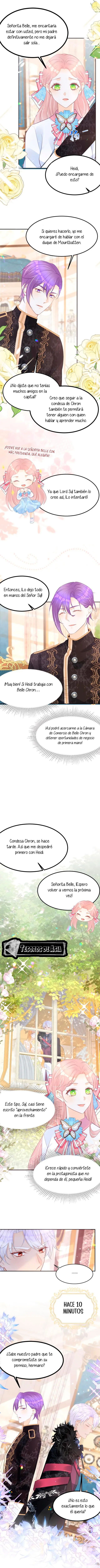 ¡No quiero ser la luz de la luna blanca del villano! Capitulo 54 página 6