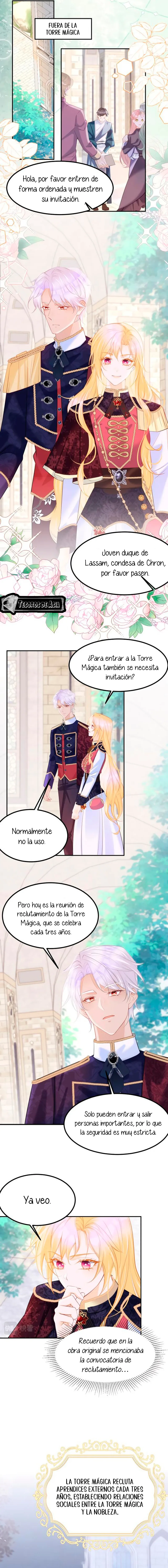 ¡No quiero ser la luz de la luna blanca del villano! Capitulo 57 página 5