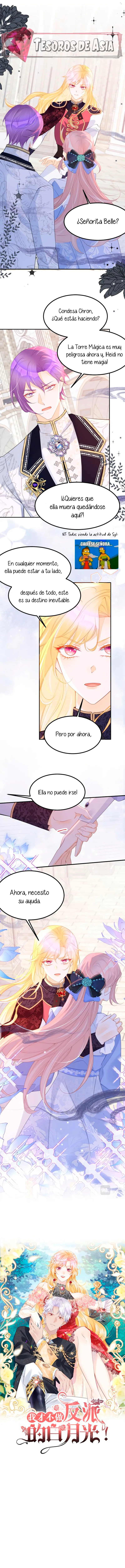 ¡No quiero ser la luz de la luna blanca del villano! Capitulo 60 página 2