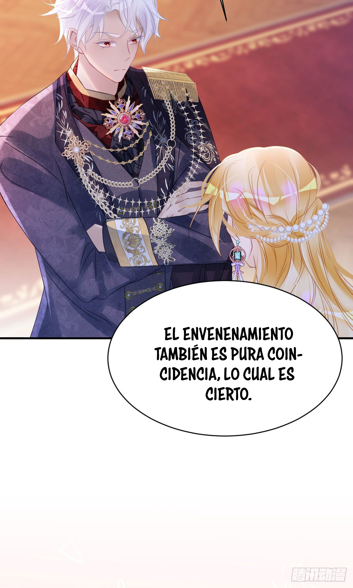 ¡No quiero ser la luz de la luna blanca del villano! Capitulo 7 página 39