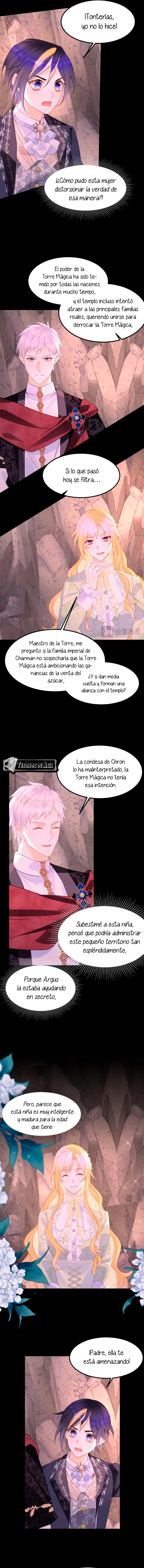 ¡No quiero ser la luz de la luna blanca del villano! Capitulo 70 página 7