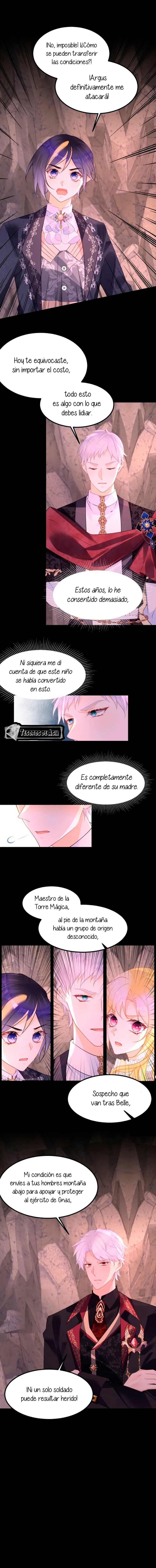 ¡No quiero ser la luz de la luna blanca del villano! Capitulo 70 página 9