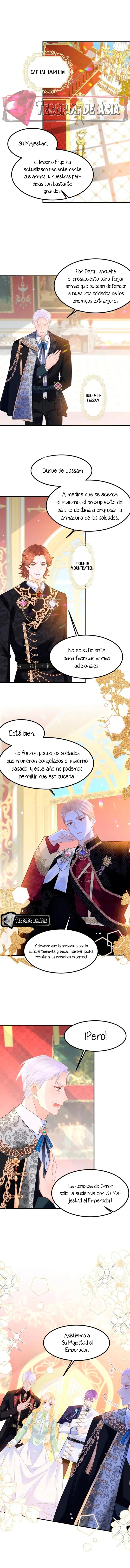 ¡No quiero ser la luz de la luna blanca del villano! Capitulo 74 página 3