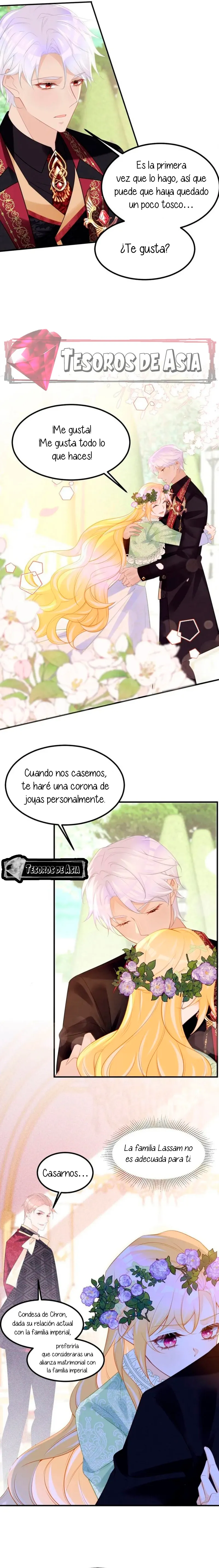 ¡No quiero ser la luz de la luna blanca del villano! Capitulo 75 página 6