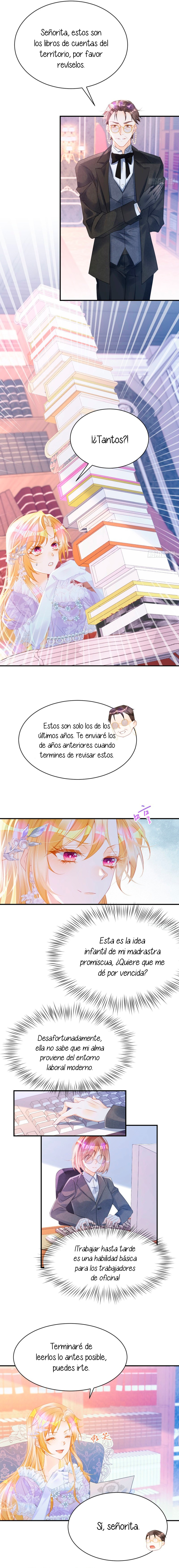 ¡No quiero ser la luz de la luna blanca del villano! Capitulo 8 página 5