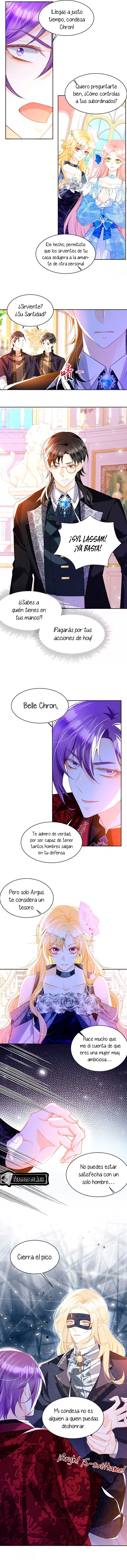 ¡No quiero ser la luz de la luna blanca del villano! Capitulo 84 página 5