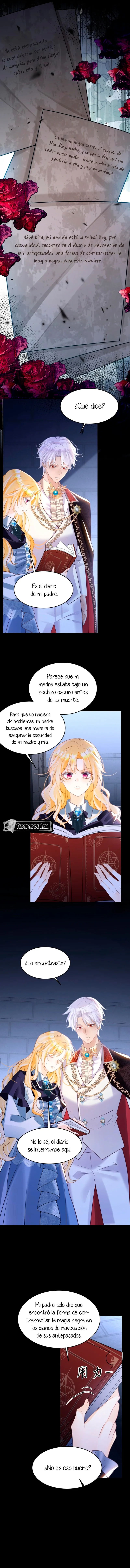 ¡No quiero ser la luz de la luna blanca del villano! Capitulo 90 página 6