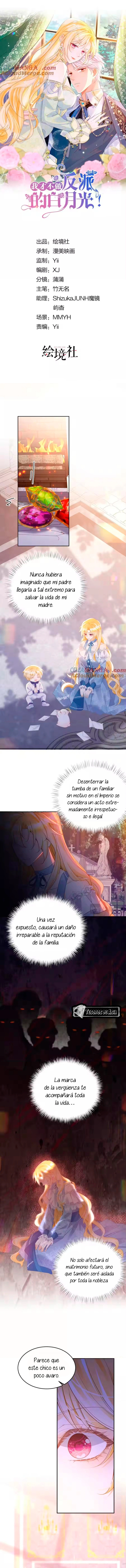 ¡No quiero ser la luz de la luna blanca del villano! Capitulo 92 página 2