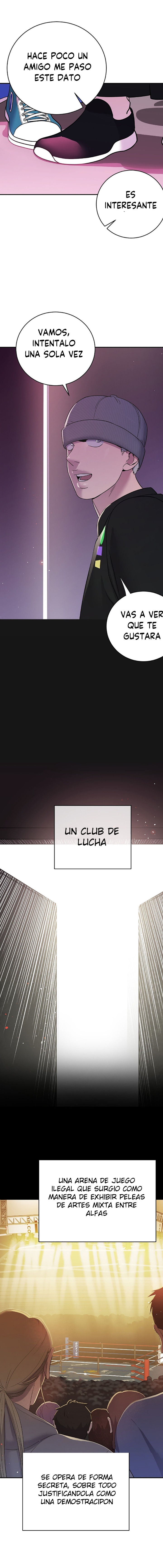Club de lucha (omegaverse) Capitulo 1 página 14