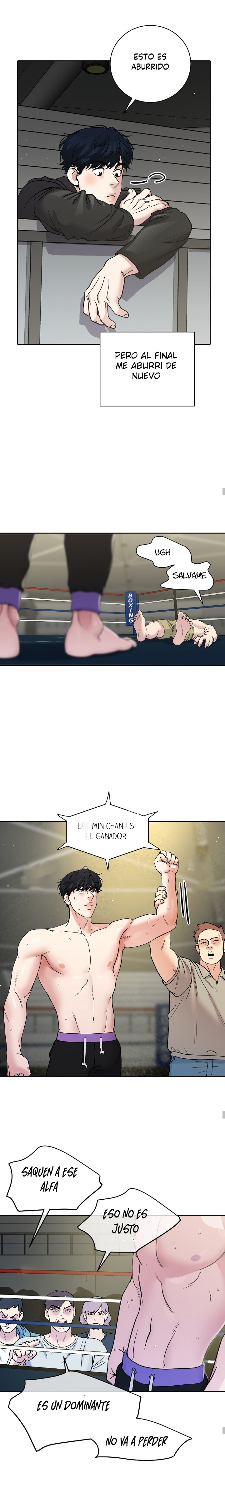 Club de lucha (omegaverse) Capitulo 1 página 17