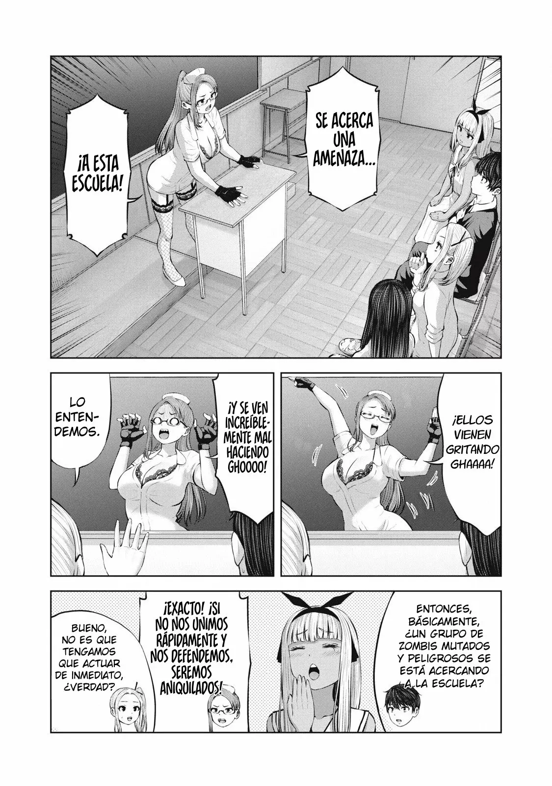 ZOMBIE SEKAI DE HAREM WO TSUKUROU Capitulo 11 página 15