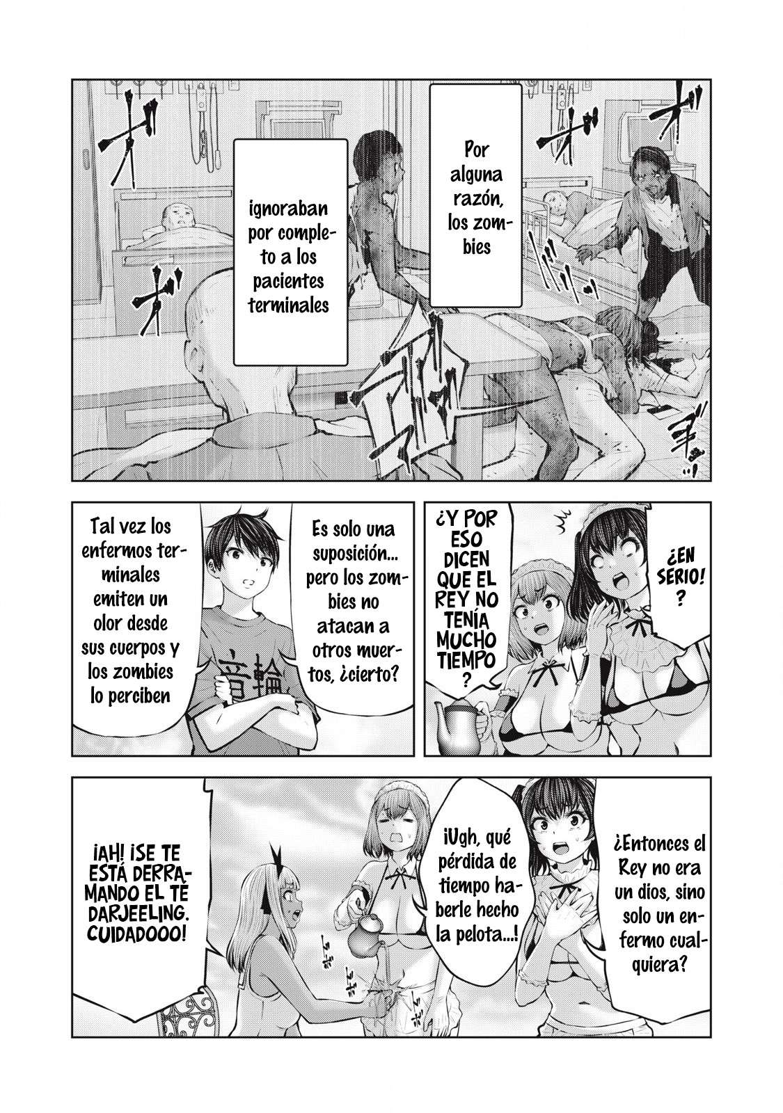 ZOMBIE SEKAI DE HAREM WO TSUKUROU Capitulo 13.1 página 7