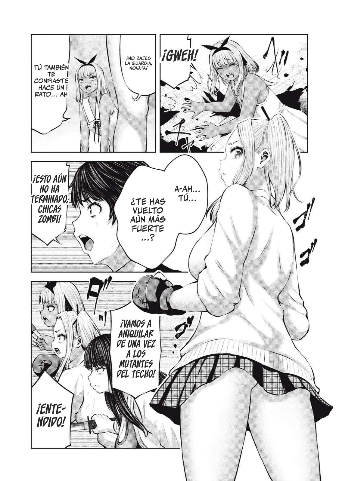 ZOMBIE SEKAI DE HAREM WO TSUKUROU Capitulo 13.2 página 17