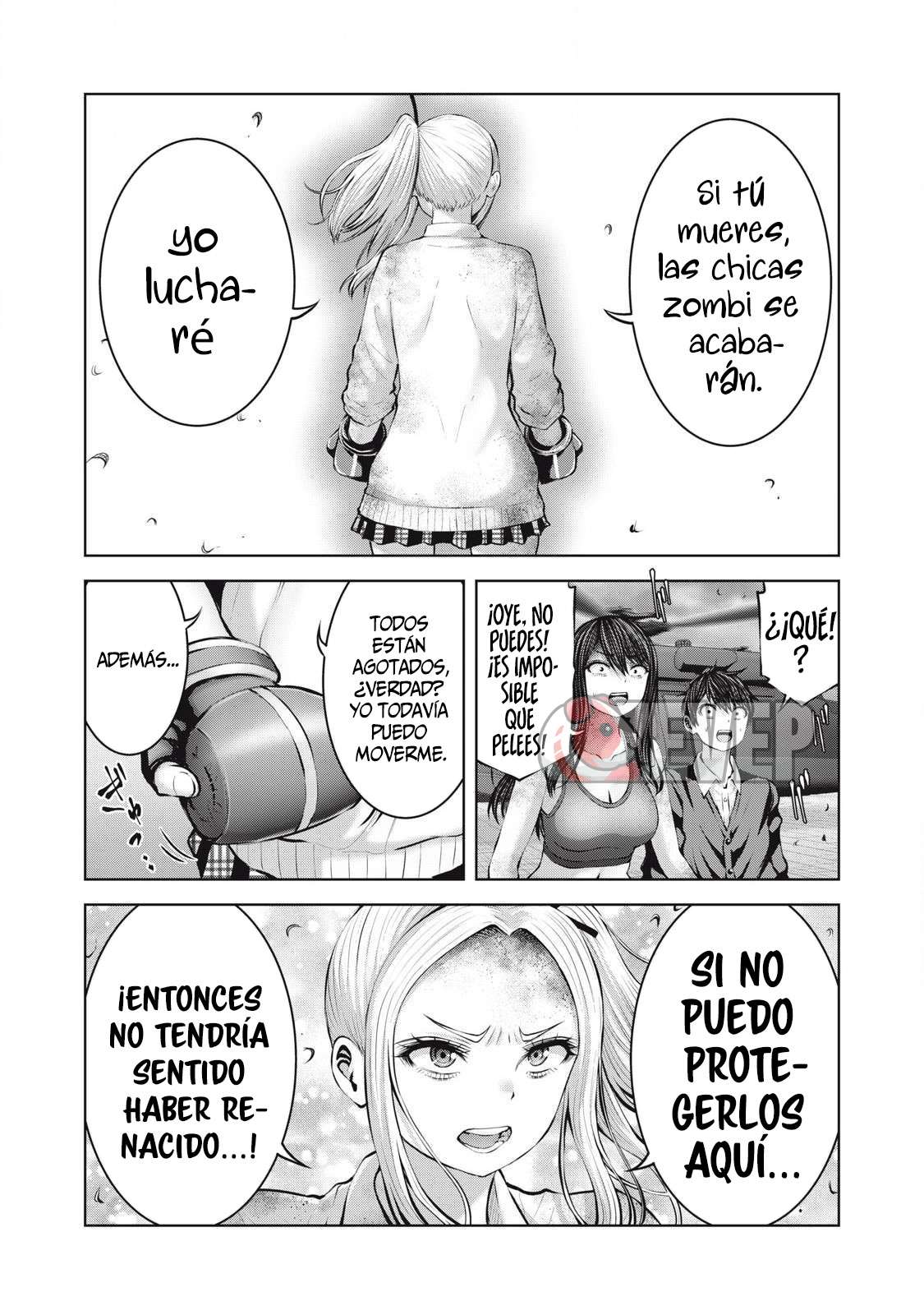 ZOMBIE SEKAI DE HAREM WO TSUKUROU Capitulo 14.1 página 8