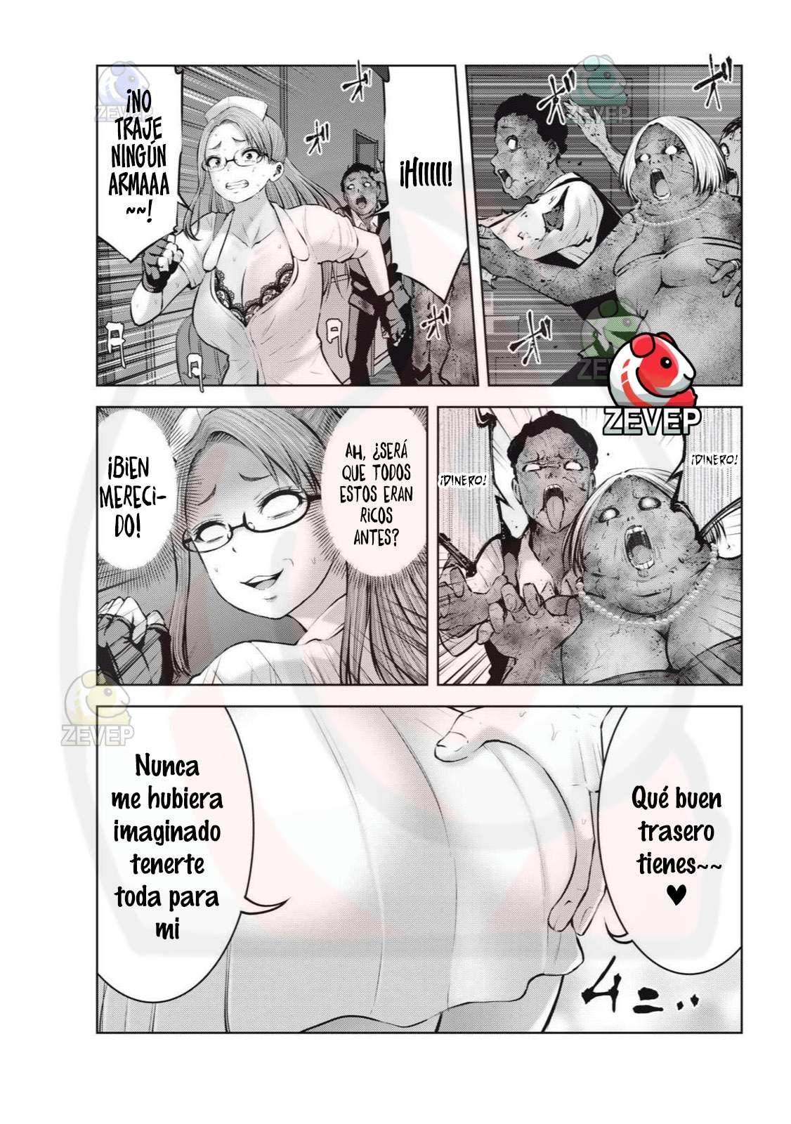 ZOMBIE SEKAI DE HAREM WO TSUKUROU Capitulo 14.2 página 11