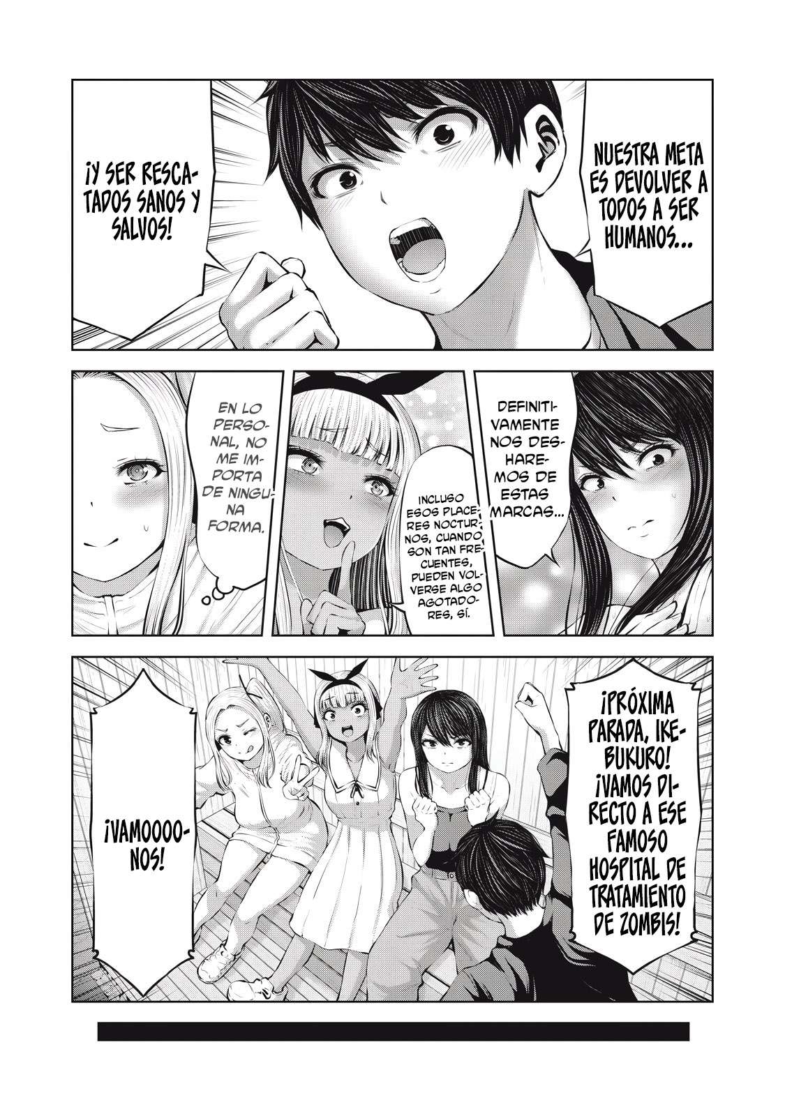 ZOMBIE SEKAI DE HAREM WO TSUKUROU Capitulo 15.1 página 4