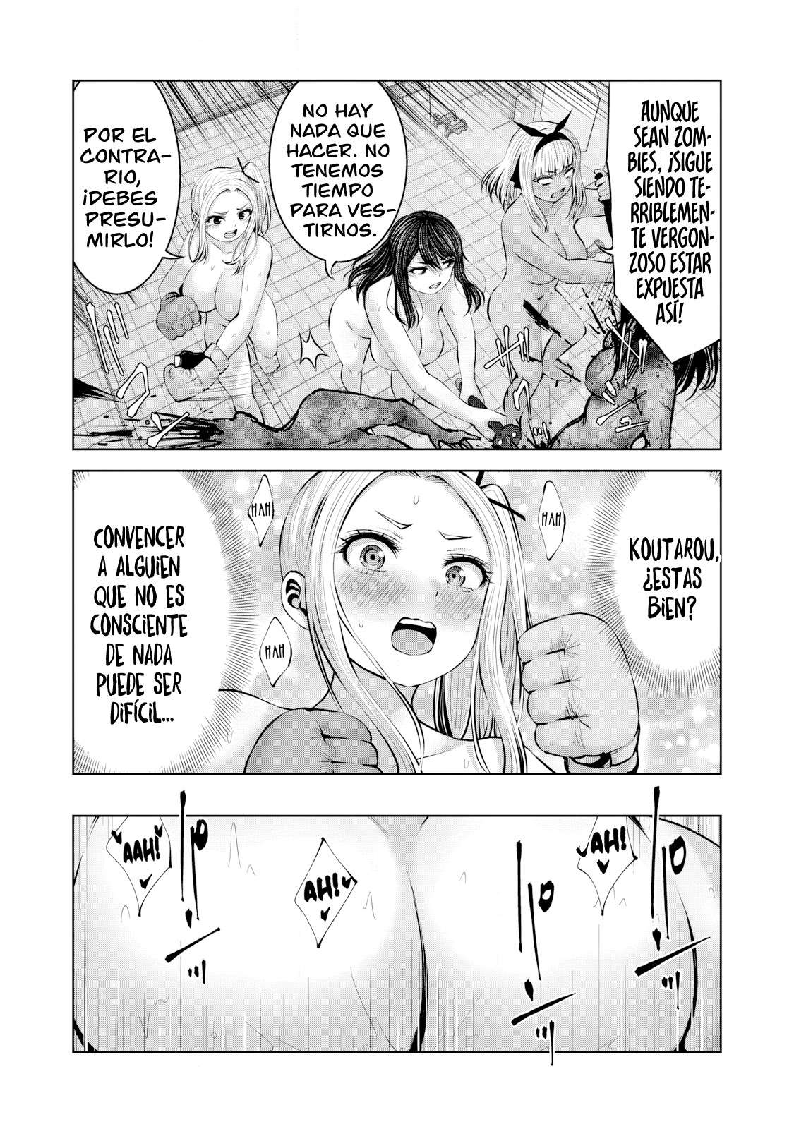 ZOMBIE SEKAI DE HAREM WO TSUKUROU Capitulo 15.2 página 16