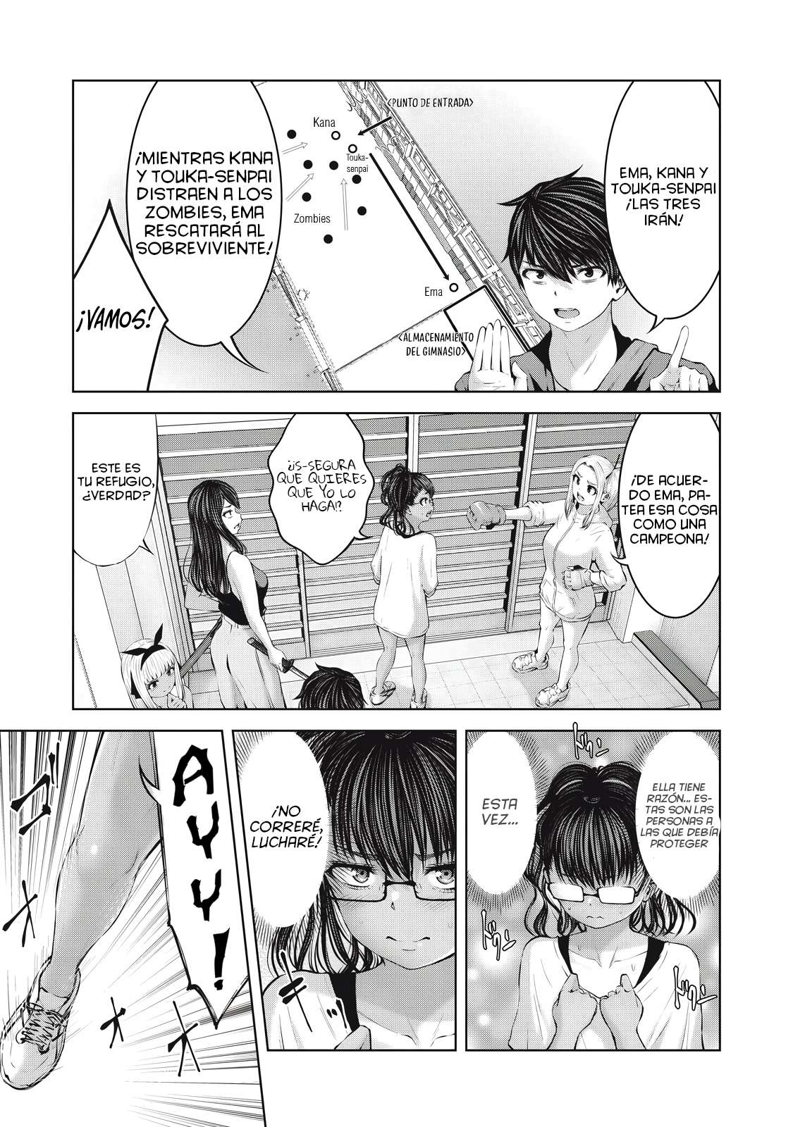 ZOMBIE SEKAI DE HAREM WO TSUKUROU Capitulo 16.2 página 10
