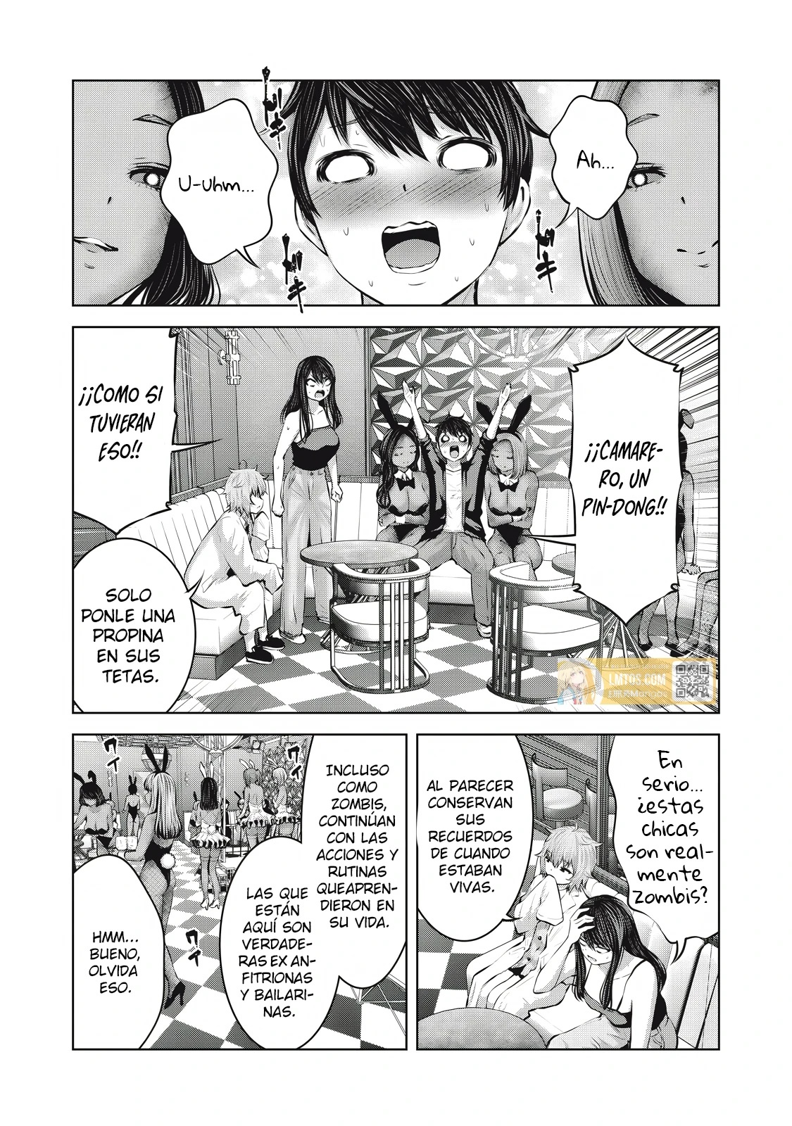 ZOMBIE SEKAI DE HAREM WO TSUKUROU Capitulo 18.2 página 14