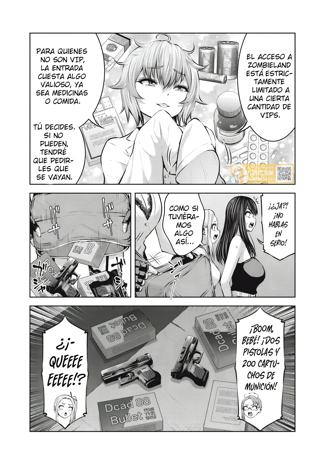 ZOMBIE SEKAI DE HAREM WO TSUKUROU Capitulo 18.2 página 6