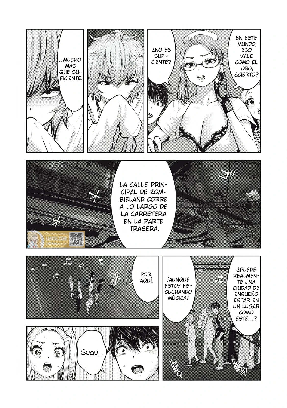 ZOMBIE SEKAI DE HAREM WO TSUKUROU Capitulo 18.2 página 7
