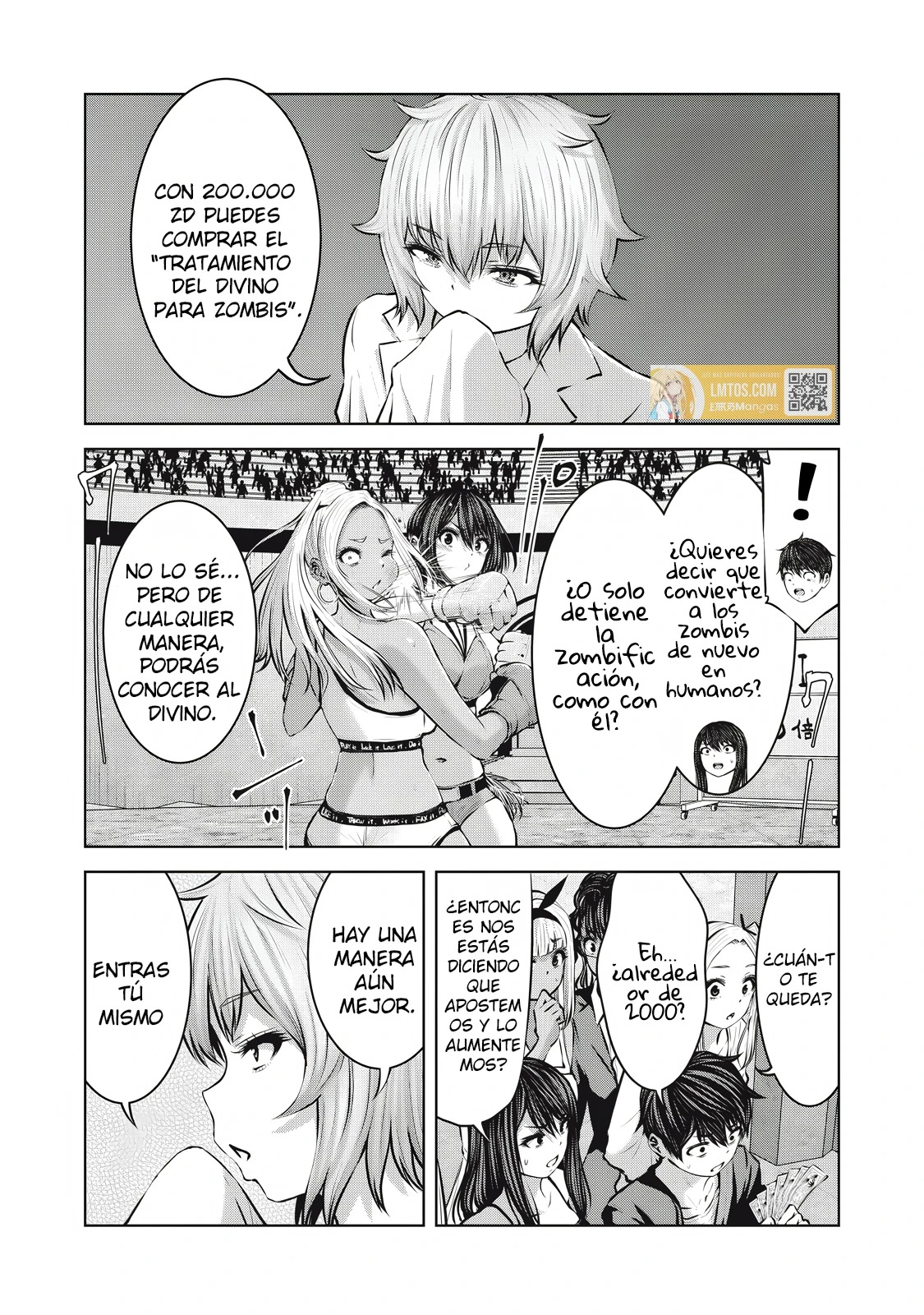 ZOMBIE SEKAI DE HAREM WO TSUKUROU Capitulo 19.2 página 3