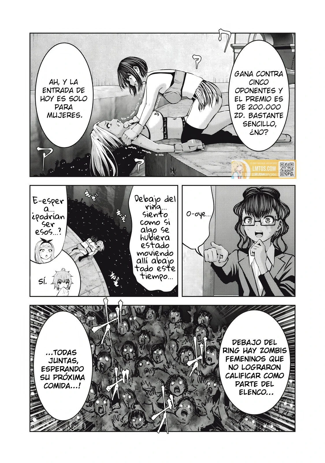 ZOMBIE SEKAI DE HAREM WO TSUKUROU Capitulo 19.2 página 4