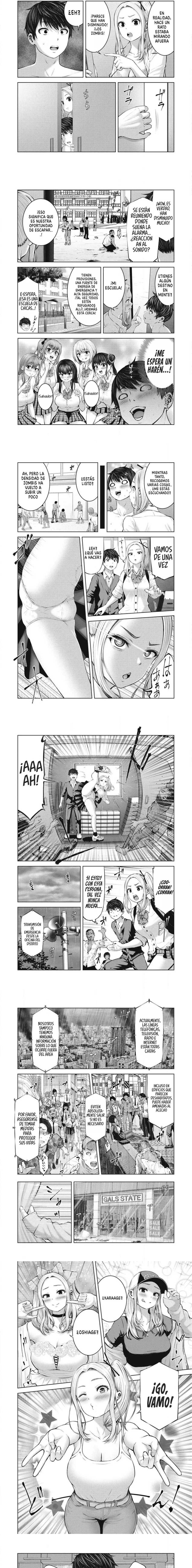 ZOMBIE SEKAI DE HAREM WO TSUKUROU Capitulo 2.1 página 2