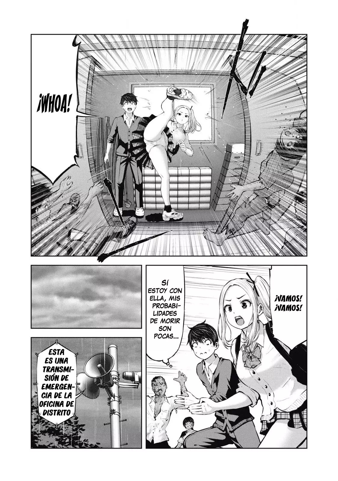ZOMBIE SEKAI DE HAREM WO TSUKUROU Capitulo 2 página 9