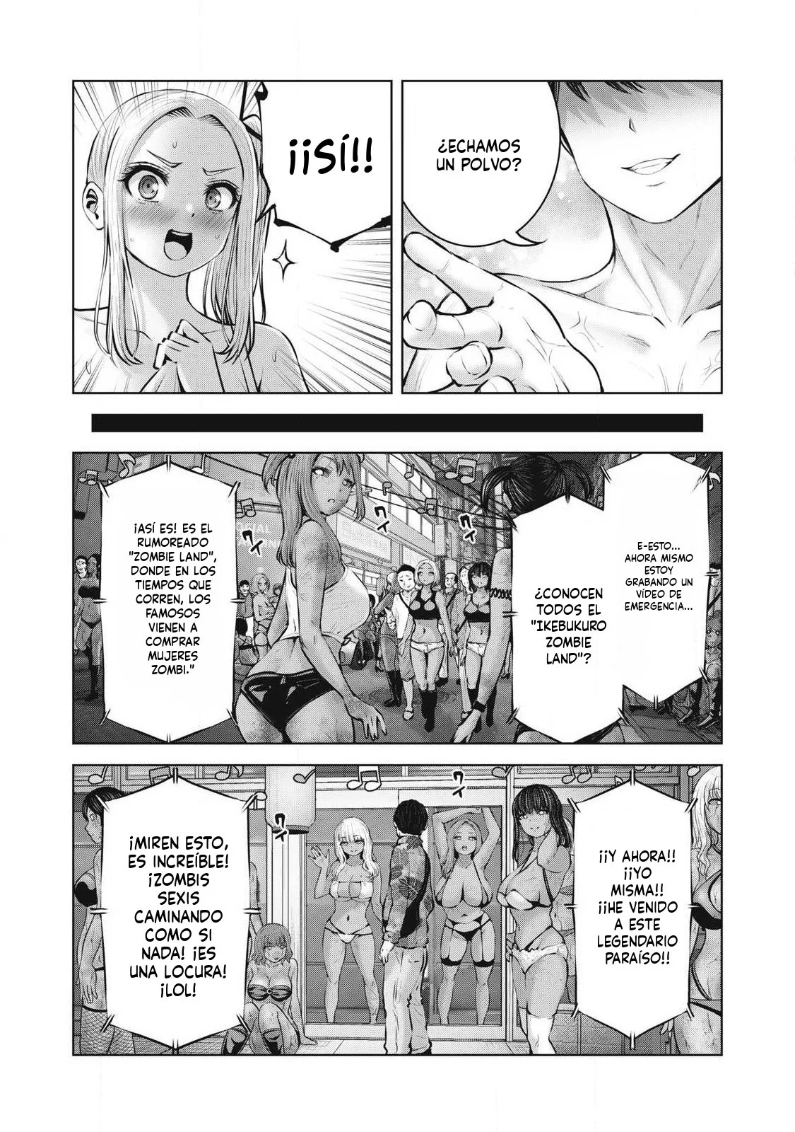 ZOMBIE SEKAI DE HAREM WO TSUKUROU Capitulo 24.2 página 8