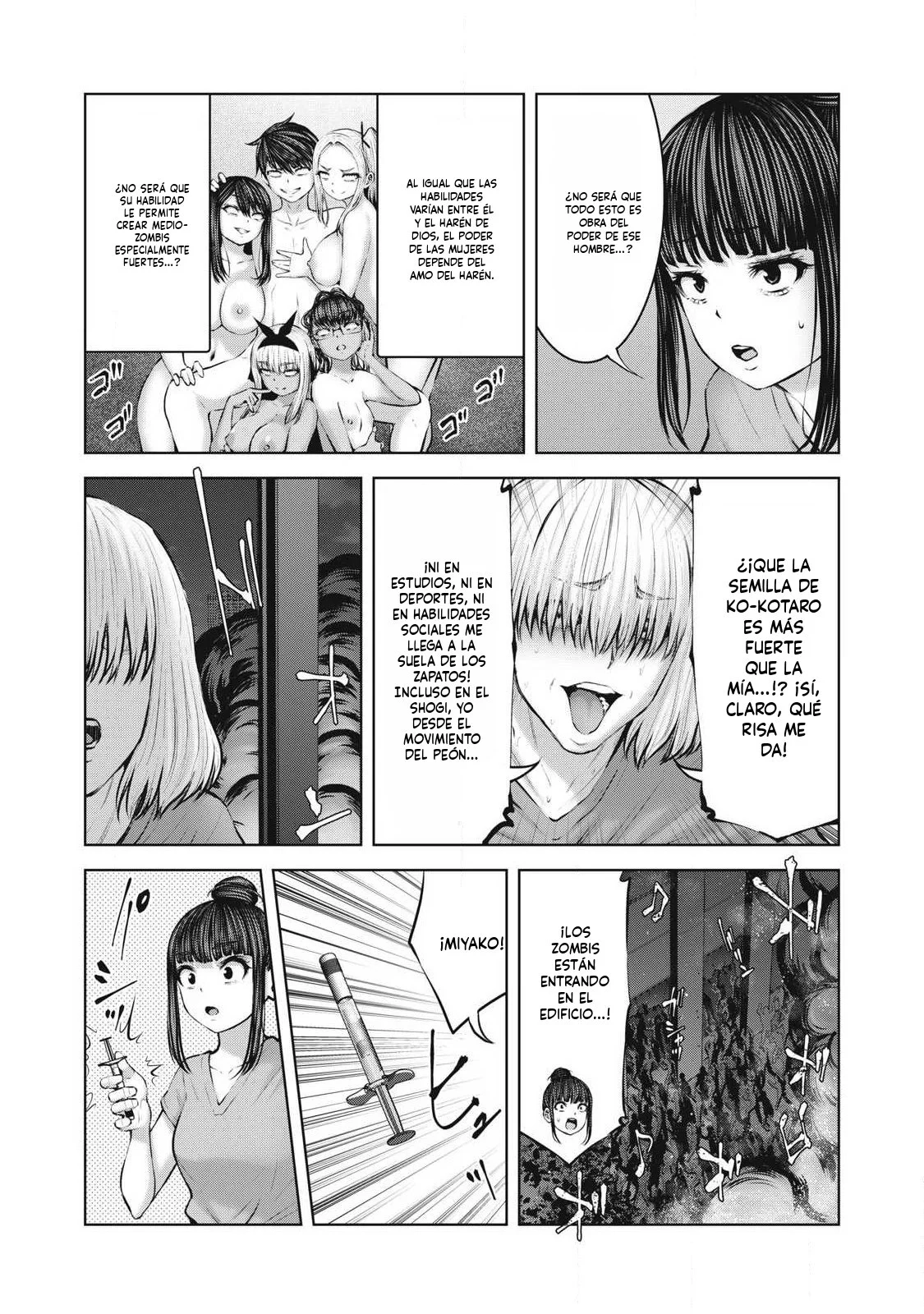 ZOMBIE SEKAI DE HAREM WO TSUKUROU Capitulo 27.1 página 16