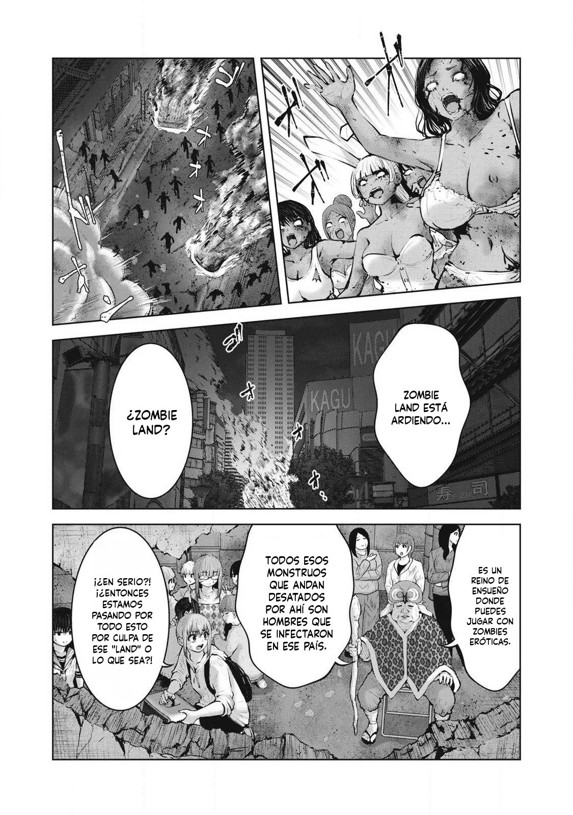 ZOMBIE SEKAI DE HAREM WO TSUKUROU Capitulo 27.1 página 2