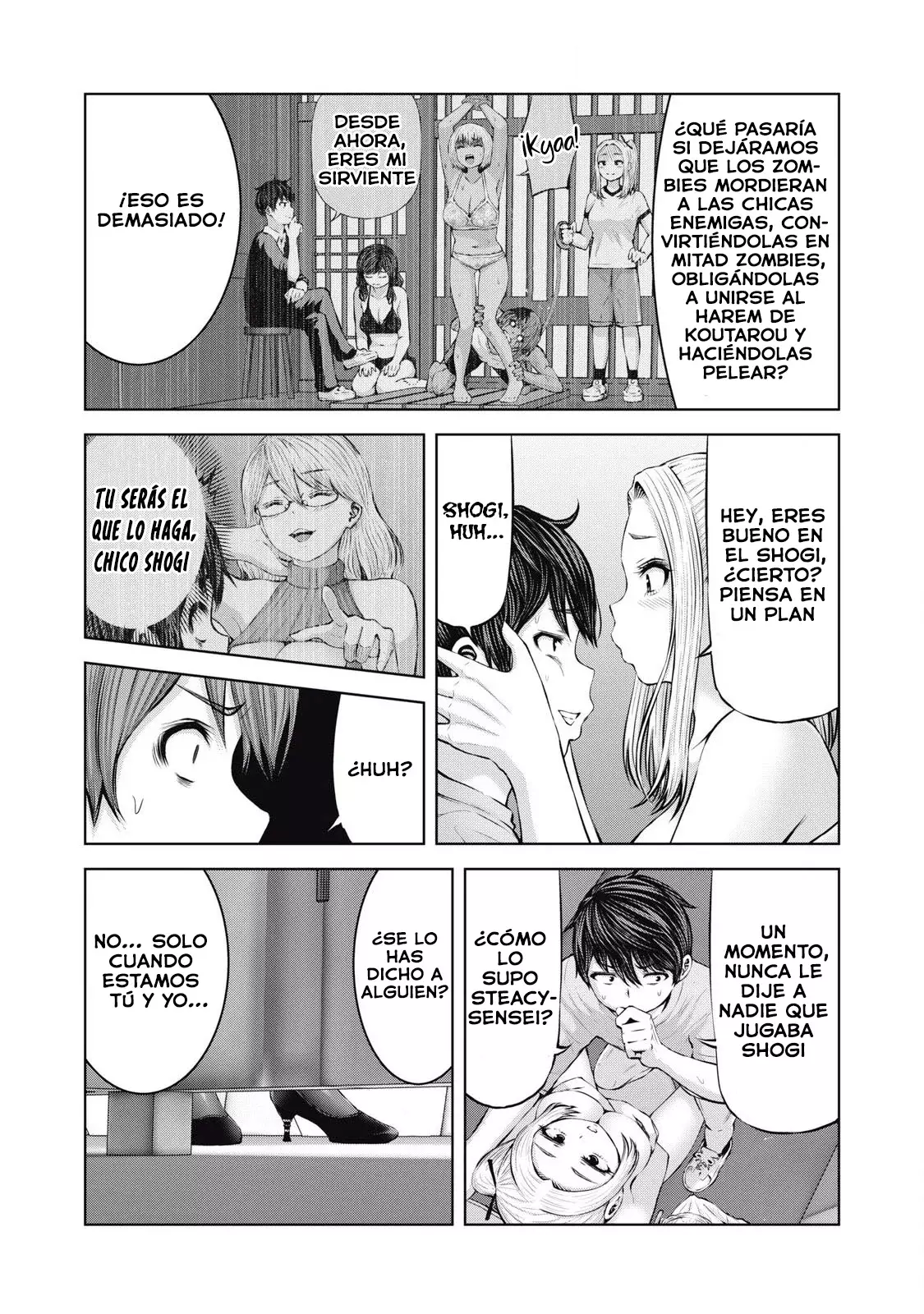 ZOMBIE SEKAI DE HAREM WO TSUKUROU Capitulo 3 página 30