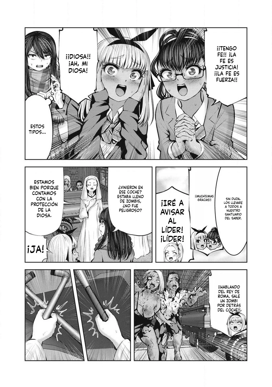 ZOMBIE SEKAI DE HAREM WO TSUKUROU Capitulo 30.1 página 3