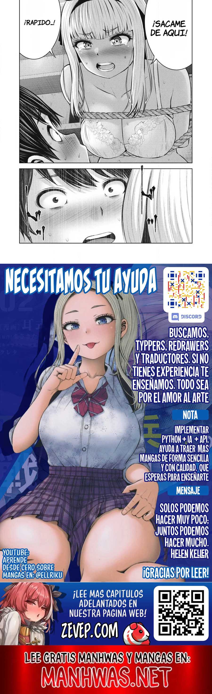 ZOMBIE SEKAI DE HAREM WO TSUKUROU Capitulo 7.2 página 4