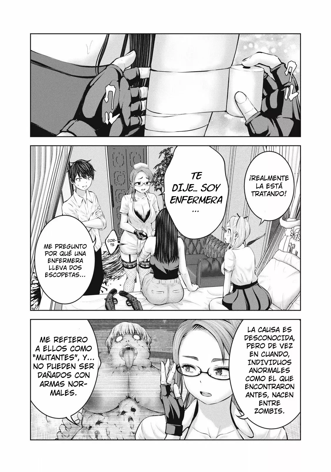 ZOMBIE SEKAI DE HAREM WO TSUKUROU Capitulo 7 página 15