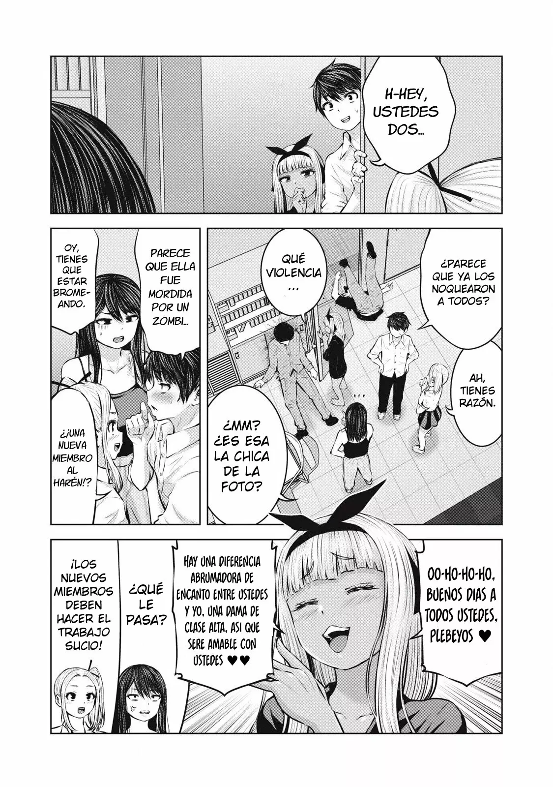 ZOMBIE SEKAI DE HAREM WO TSUKUROU Capitulo 8 página 34