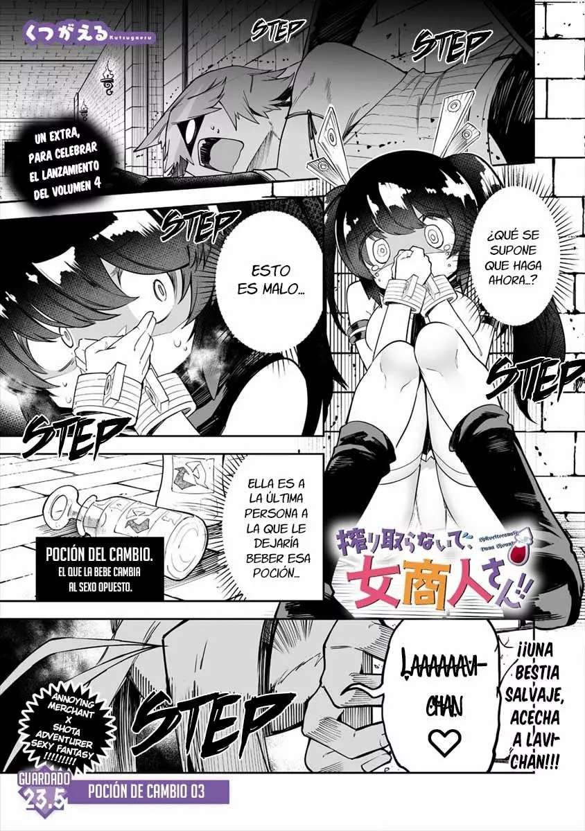 Shiboritoranaide, Onna Shounin-san Capitulo 23.5 página 3