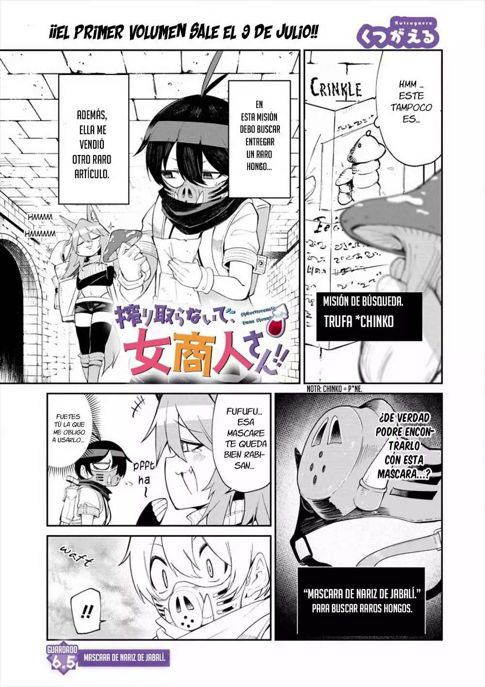 Shiboritoranaide, Onna Shounin-san Capitulo 6.5 página 3