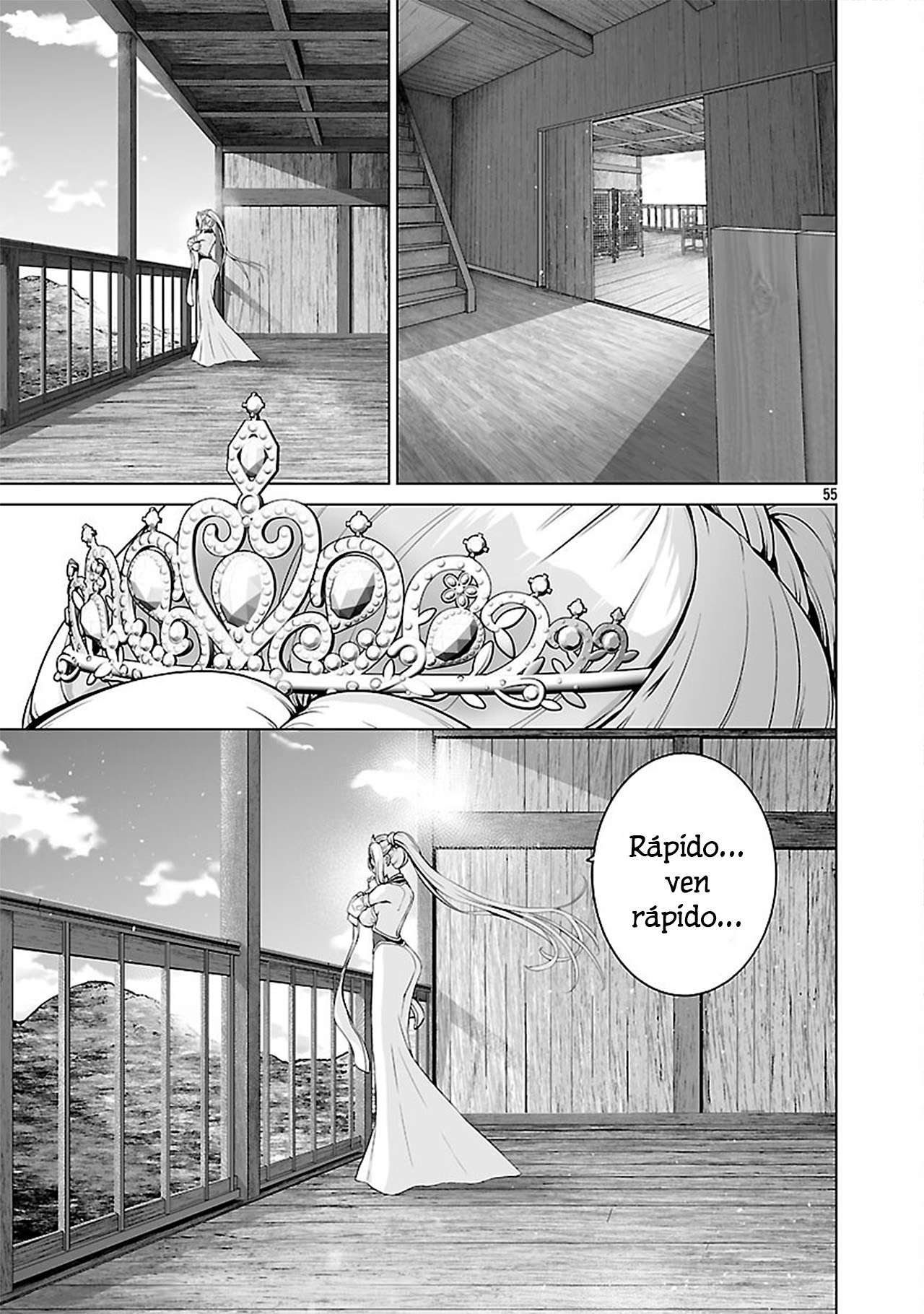 Isekai H Eiyuuden ~Bishoujo Senshi-tachi wa Saikyou Gunshi no Muchana Onegai ni Sakaraenai~ Capitulo 2 página 55