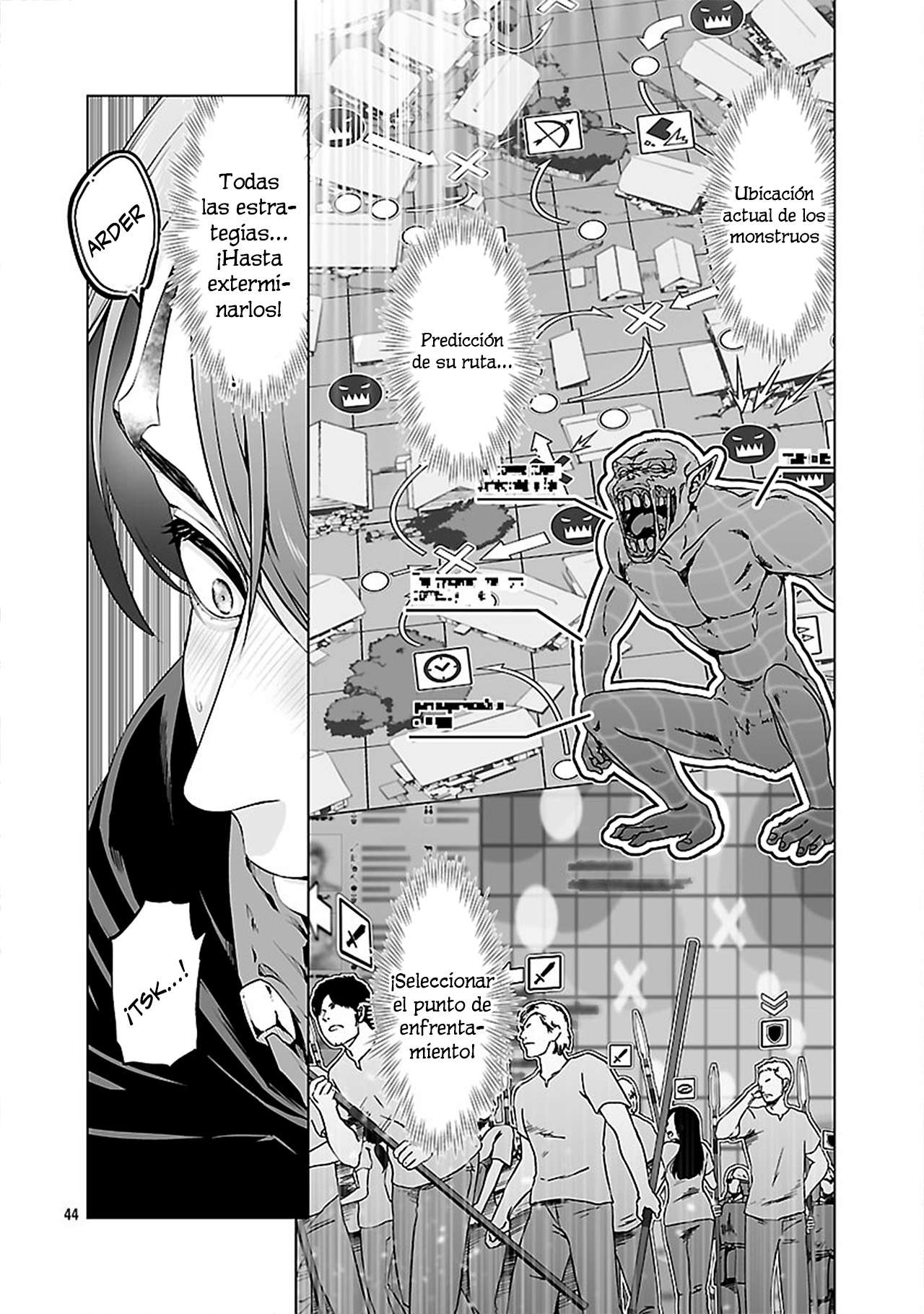 Isekai H Eiyuuden ~Bishoujo Senshi-tachi wa Saikyou Gunshi no Muchana Onegai ni Sakaraenai~ Capitulo 3 página 44
