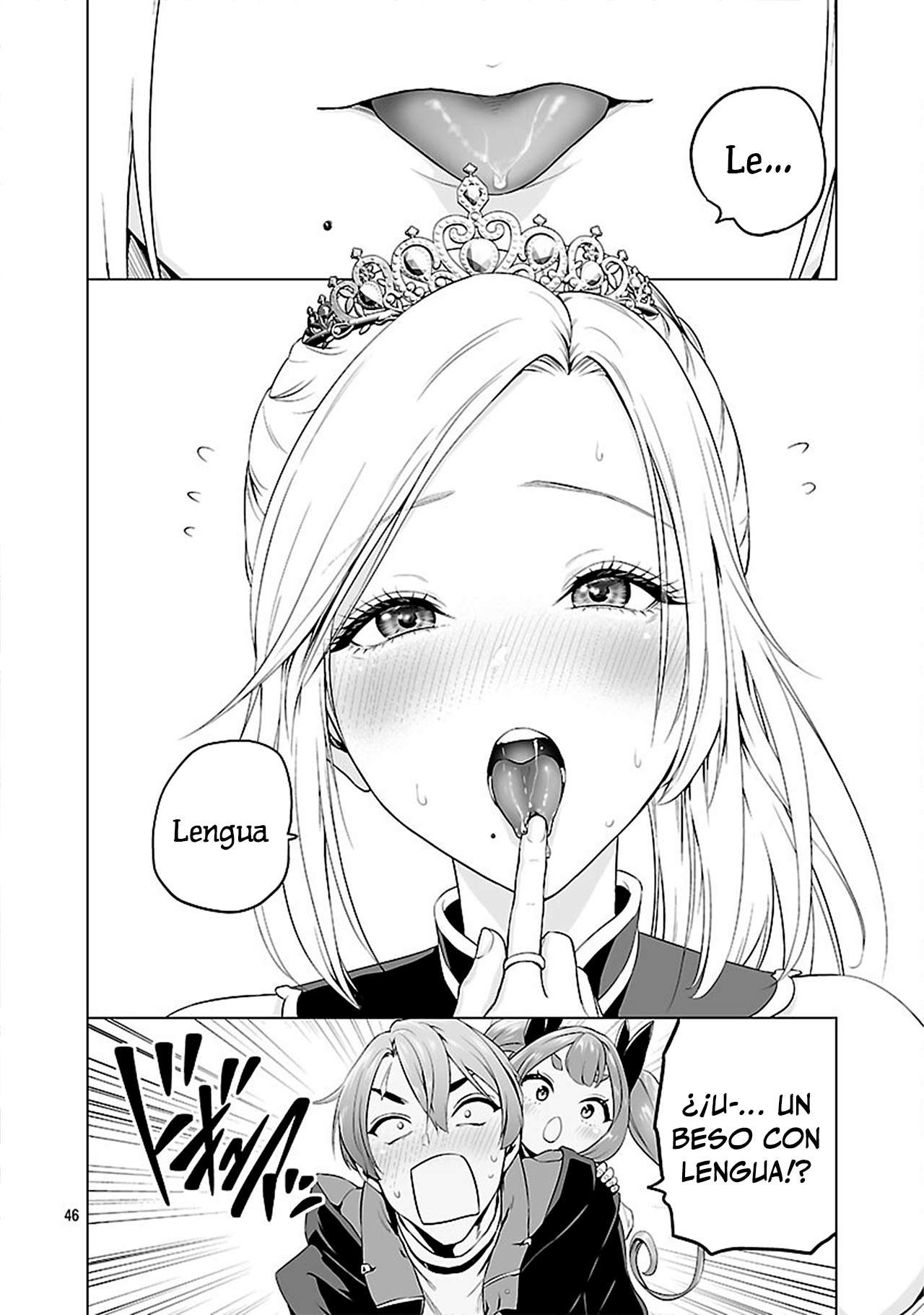 Isekai H Eiyuuden ~Bishoujo Senshi-tachi wa Saikyou Gunshi no Muchana Onegai ni Sakaraenai~ Capitulo 3 página 46
