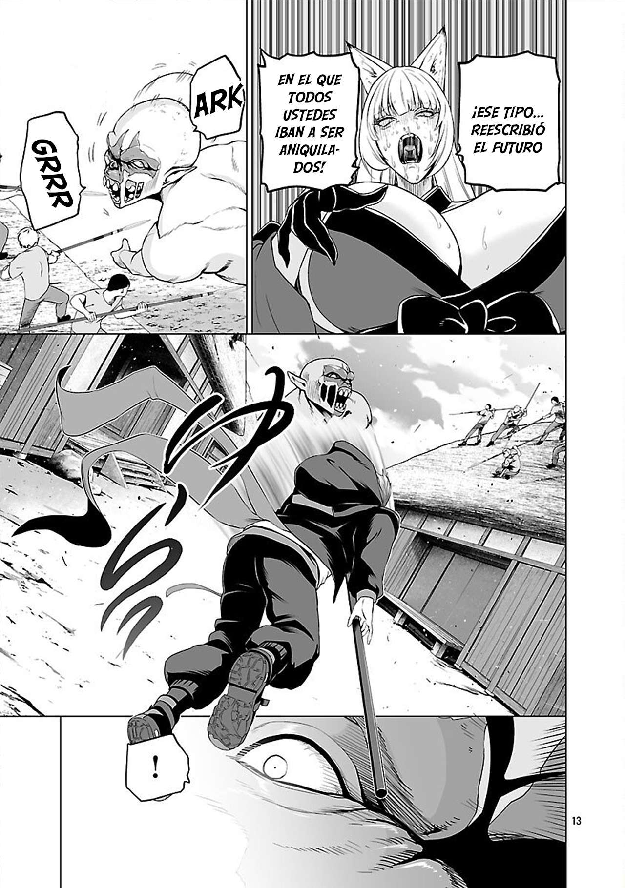 Isekai H Eiyuuden ~Bishoujo Senshi-tachi wa Saikyou Gunshi no Muchana Onegai ni Sakaraenai~ Capitulo 5.2 página 13