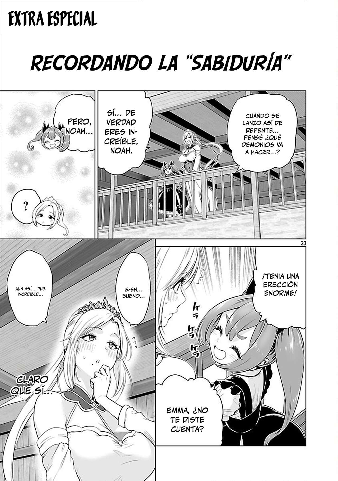 Isekai H Eiyuuden ~Bishoujo Senshi-tachi wa Saikyou Gunshi no Muchana Onegai ni Sakaraenai~ Capitulo 5.2 página 22